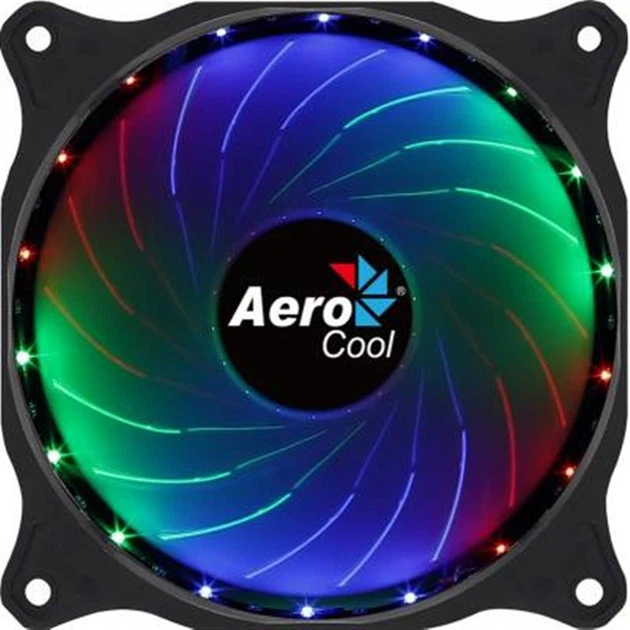 Вентилятор для корпусу 120 мм AeroCool Cosmo 12 FRGB Black (ACF3-NA10117.11) - Фото 1 Вентилятор для корпусу 120 мм AeroCool Cosmo 12 FRGB Black (ACF3-NA10117.11) - изображение 1