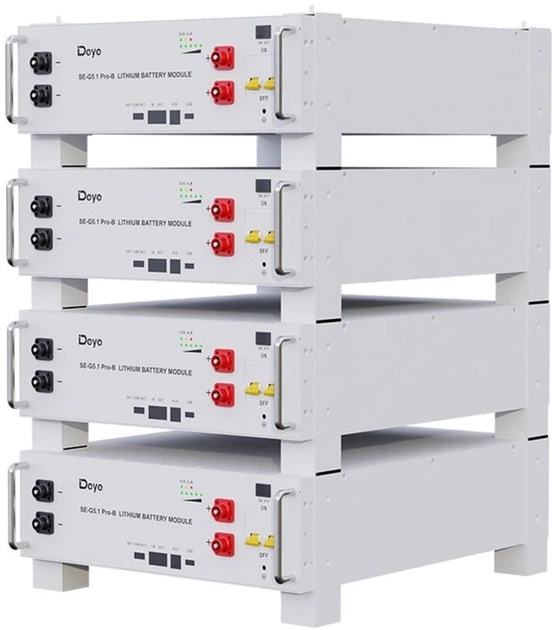 Акумуляторна батарея Deye SE-G5.1 Pro-B LiFePO4 LV 51.2V 100Ah 5.12kWh - зображення 2
