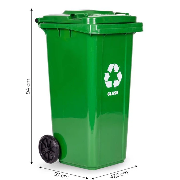 Набір контейнерів для сміття EcoToys 5819 120 л х 3 шт (MO-120G-8-9-13) - зображення 8