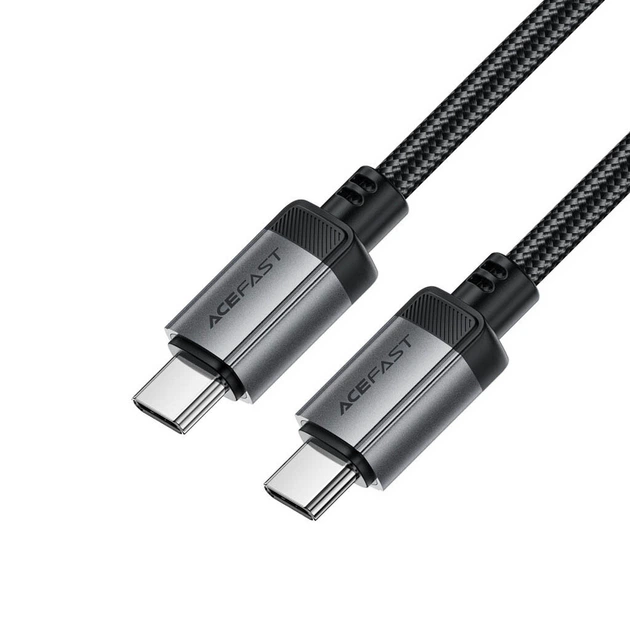 USB кабель AceFast C20-03, Type-C, 1.2 м., Черный - 573909 - изображение 3