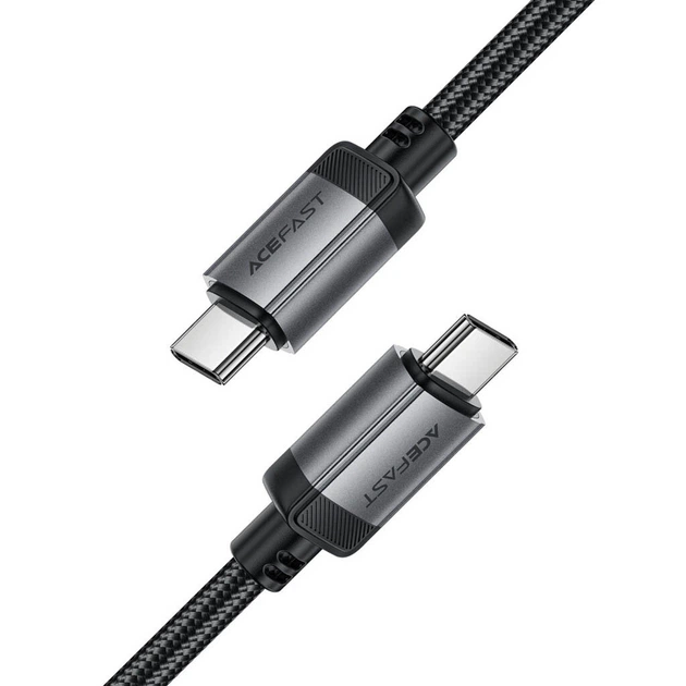 USB кабель AceFast C20-03, Type-C, 1.2 м., Черный - 573909 - изображение 4