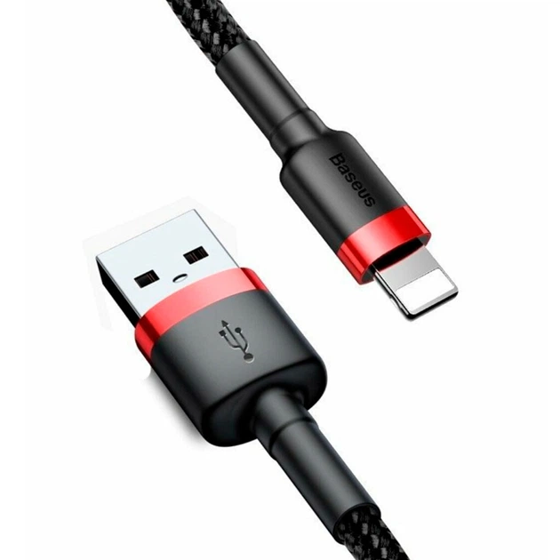 USB кабель Baseus CALKLF-C19 Cafule Apple iPhone SE 2022 / iPhone 14 Pro Max / iPhone 14 Plus / iPhone 14 Pro / iPhone 14 / iPhone 13 Pro / iPhone 13 Mini / iPhone 13 / iPhone 13 Pro Max / iPhone 12 Mini / iPhone 12 Pro Max, Lightning, 2.0 м., - 229033 - Фото 2 USB кабель Baseus CALKLF-C19 Cafule Apple iPhone SE 2022 / iPhone 14 Pro Max / iPhone 14 Plus / iPhone 14 Pro / iPhone 14 / iPhone 13 Pro / iPhone 13 Mini / iPhone 13 / iPhone 13 Pro Max / iPhone 12 Mini / iPhone 12 Pro Max, Lightning, 2.0 м., - 229033 - изображение 2