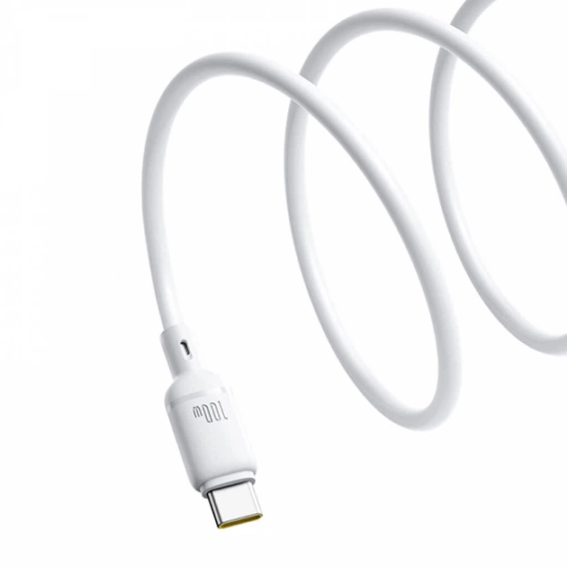 USB кабель Baseus P10377704213-01 Silky, Type-C, 2.0 м., Белый - 565549 - Фото 4 USB кабель Baseus P10377704213-01 Silky, Type-C, 2.0 м., Белый - 565549 - изображение 4