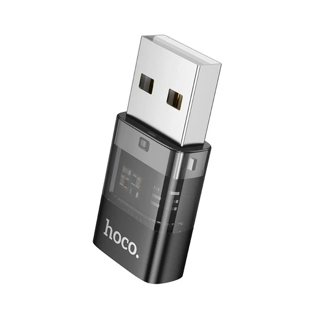 Адаптер Hoco UA36C, Type-C, USB, Чорний - 596124 - Фото 3 Адаптер Hoco UA36C, Type-C, USB, Чорний - 596124 - зображення 3