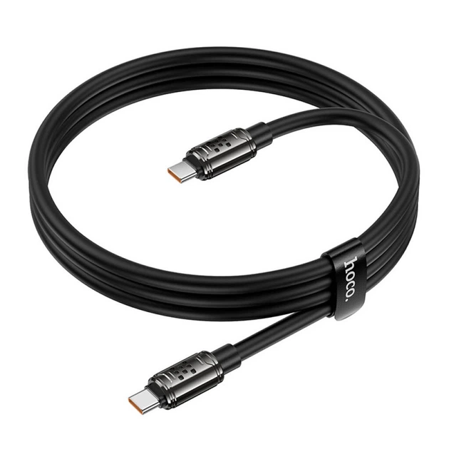 USB кабель Hoco U143 Joy, Type-C, 1.2 м., Черный - 669620 - изображение 6