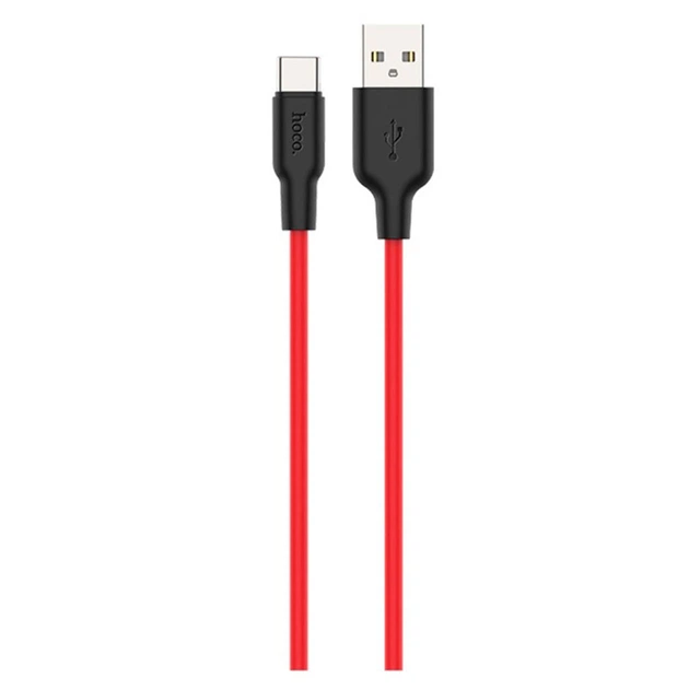 USB кабель Hoco X21 Plus Silicone, Type-C, 1.0 м., Черный - 191428 - Фото 1 USB кабель Hoco X21 Plus Silicone, Type-C, 1.0 м., Черный - 191428 - изображение 1
