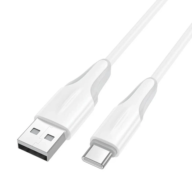 USB кабель Borofone BX119, Type-C, 1.0 м., Белый - 611695 - Фото 3 USB кабель Borofone BX119, Type-C, 1.0 м., Белый - 611695 - изображение 3