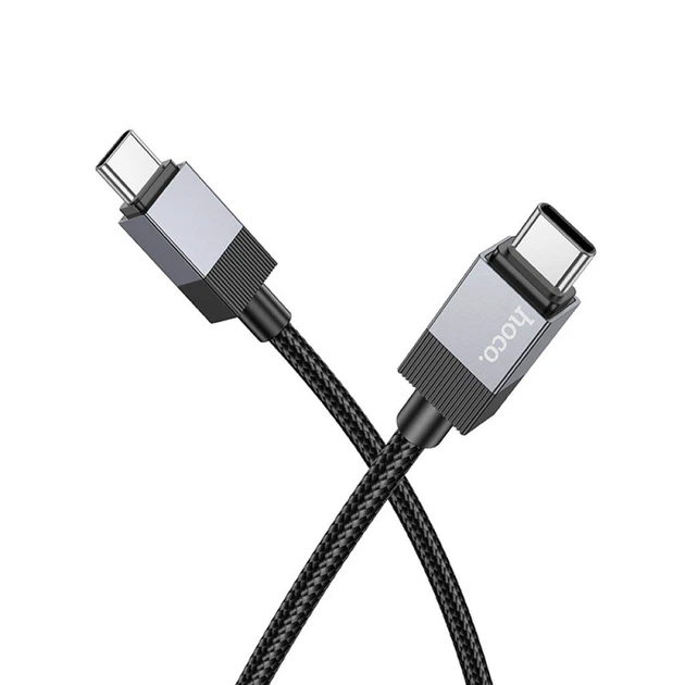 USB кабель Hoco X110 Honorific, Type-C, 1.0 м., Чорний - 573924 - зображення 2