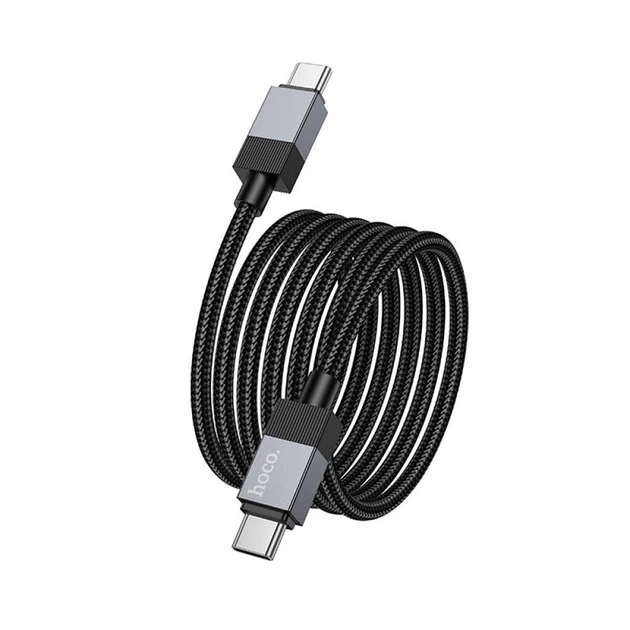 USB кабель Hoco X110 Honorific, Type-C, 1.0 м., Чорний - 573924 - зображення 3