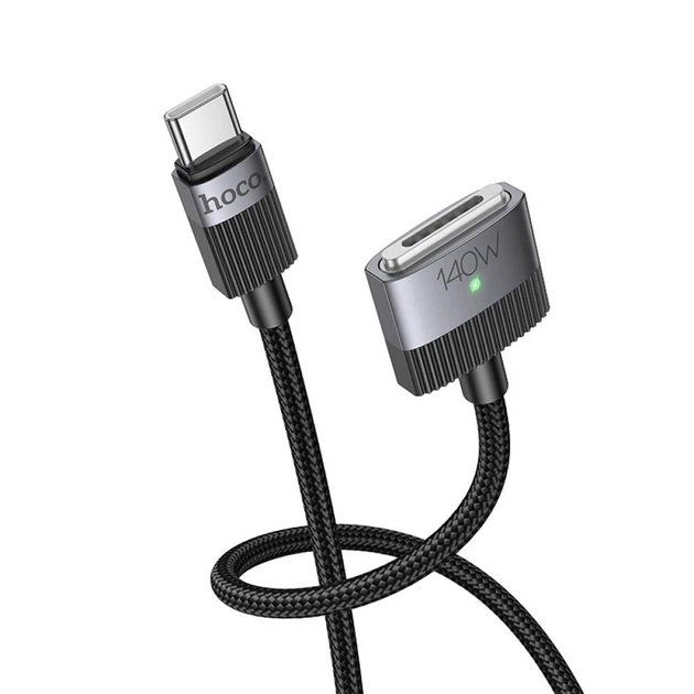 USB кабель Hoco U141, MagSafe 3, 1.8 м., Чорний - 575924 - Фото 4 USB кабель Hoco U141, MagSafe 3, 1.8 м., Чорний - 575924 - зображення 4