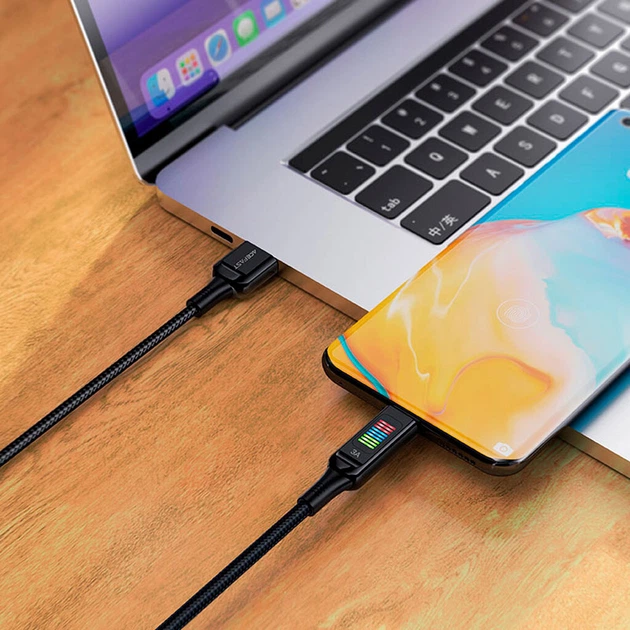 USB кабель Acefast C7-04, Type-C, 1.2 м., Черный - 415988 - Фото 4 USB кабель Acefast C7-04, Type-C, 1.2 м., Черный - 415988 - изображение 4