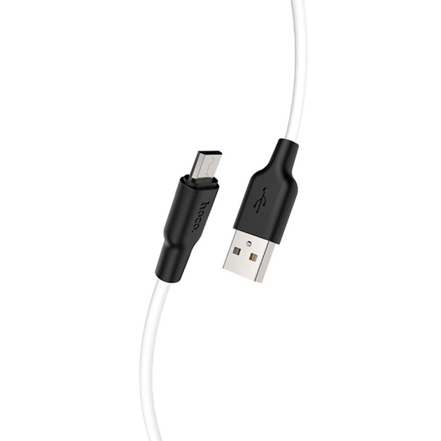 USB кабель Hoco X21 Plus Silicone, MicroUSB, 2.0 м., Черный - 191419 - Фото 2 USB кабель Hoco X21 Plus Silicone, MicroUSB, 2.0 м., Черный - 191419 - изображение 2