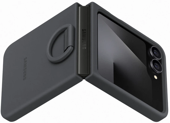 Панель Samsung Silicone Case для Galaxy Z Flip7 FE Black (EF-PF741TBEGWW) - зображення 5