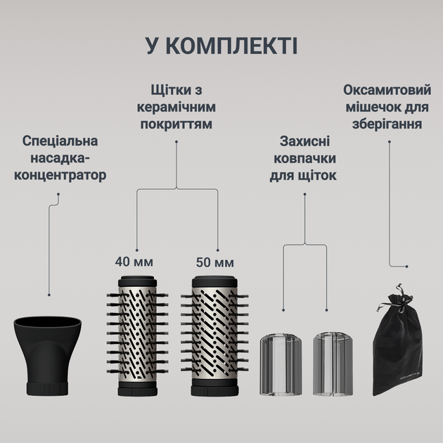 Фен-щетка Rowenta Bruch Active UB9530F0 - изображение 2