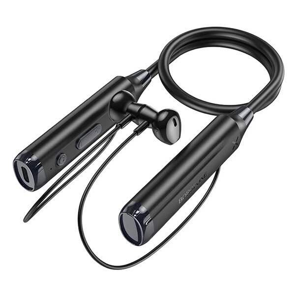 Bluetooth-гарнітура Borofone BE64, Стерео, Чорний - 387003 - зображення 4