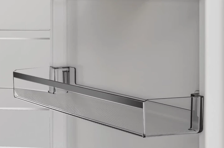 Холодильник Whirlpool з нижнім морозильником, габарити 186.5x60x66.3 см, об'єм холодильного відділу - 210 л, морозильного - 104 л, (629356) - зображення 8