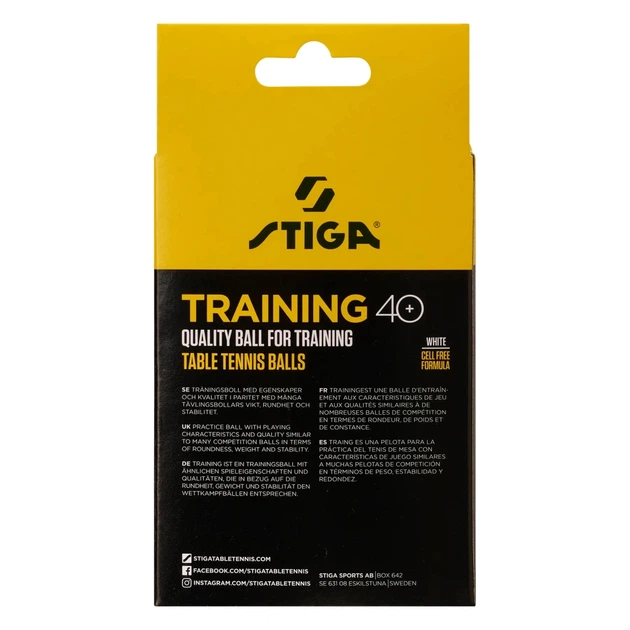 Мячик для настольного тенниса Stiga Training ABS 12 шт (1110-2610-12) (931159) - изображение 3