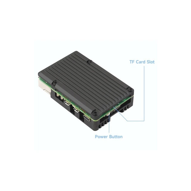 Корпус для Микро ПК KUONGSHUN for Raspberry Pi 5 Alu 2 fans (RA787) - изображение 4