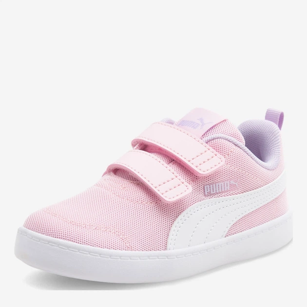 Детские кеды для девочки Puma Courtflex V2 Mesh V 37175908 5905588221739 25 Розовые (5905588221784) - изображение 2