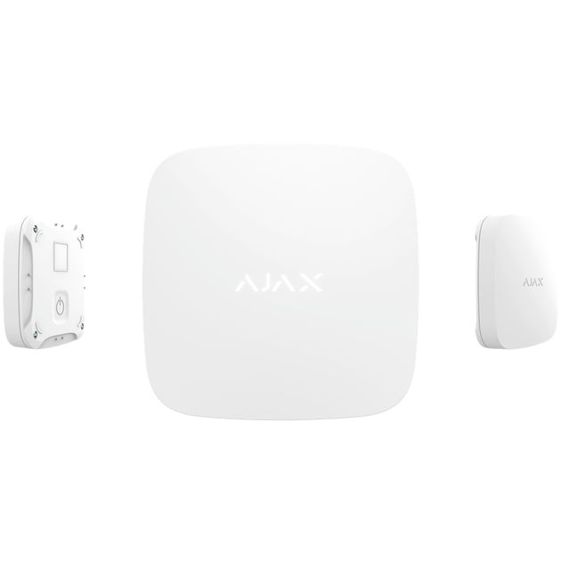 Система защиты от протечек Ajax Hub 2 (2G) White (2 датчика, 2 крана 1/2") (Hub2White/2G/2LP/2WaterStop15) - Фото 2 Система защиты от протечек Ajax Hub 2 (2G) White (2 датчика, 2 крана 1/2") (Hub2White/2G/2LP/2WaterStop15) - изображение 2