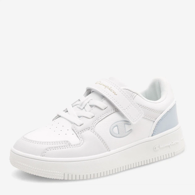 Детские кеды для девочки Champion Rebound 2.0 Low B Ps S32497-WW020 5905588200024 29.5 Белые (5905588317975) - изображение 2