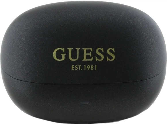 Навушники Guess Capsule Printed Logo Bluetooth 5.3 Wireless + Doc Station Black (3666339329044) - зображення 3