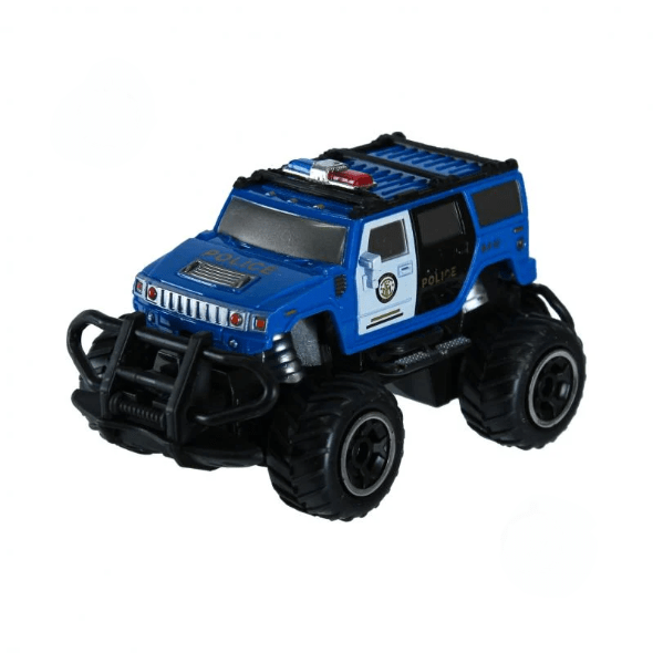 Джип на пульті ChaocaToys 14 см Police Hummer синій 6149B - зображення 4