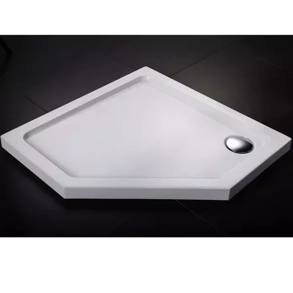 Душовий піддон Devit Comfort FTR0223 100х100х5, 5 см п'ятикутний - зображення 3