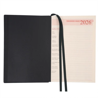 Еженедельник Leo planner А5 датированный 2026 "Credo", интегральный, черный, 368 страниц (252647) - изображение 11