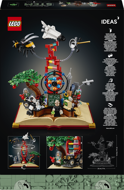 Zestaw klocków LEGO Ideas Ewolucja przedmiotów ścisłych 879 elementów (21355) - obraz 9