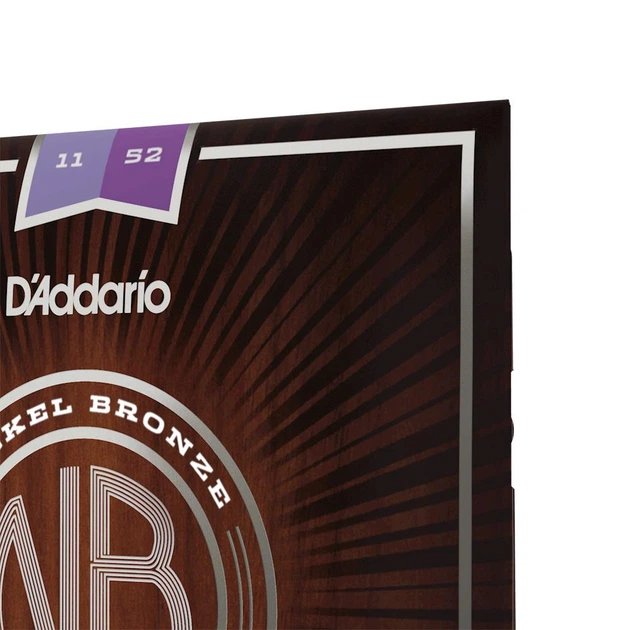 Струни для акустичної гітари D'Addario NB1152 Nickel Bronze Custom Light 11/52 - Фото 3 Струни для акустичної гітари D'Addario NB1152 Nickel Bronze Custom Light 11/52 - изображение 3