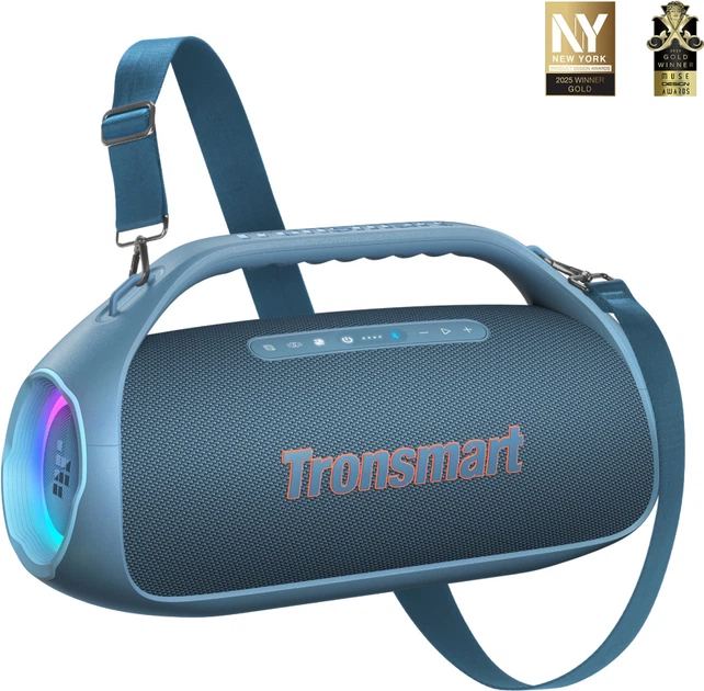 Портативная колонка Tronsmart Bang 2 model P3000 90W RGB Blue (1257649) - Фото 5 Портативная колонка Tronsmart Bang 2 model P3000 90W RGB Blue (1257649) - изображение 5