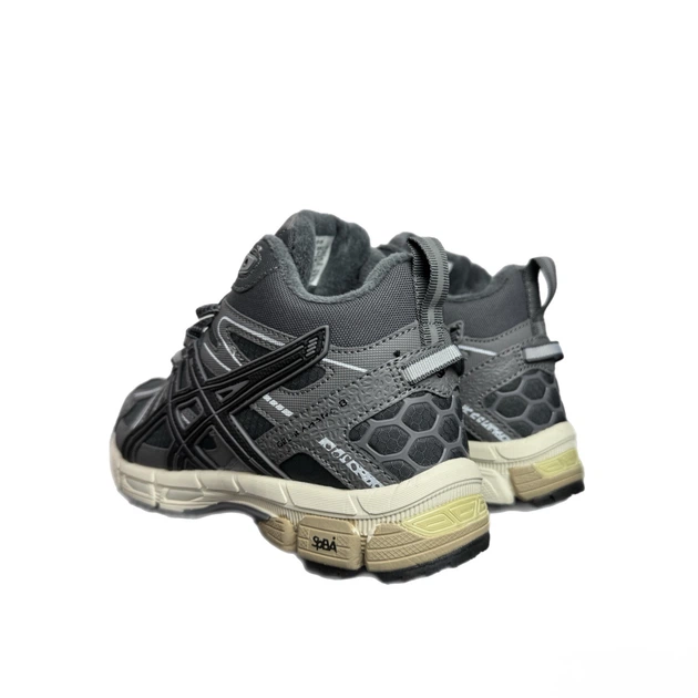 Кроссовки для мальчиков Asics Gel-Kahana 8 Winter Waterproof 35 Grey-Black-Biege - изображение 5