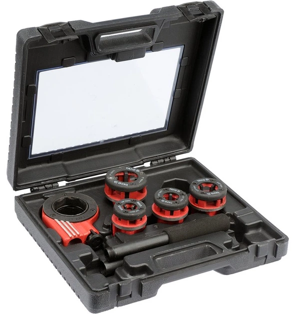 Набір різьбонарізний YATO 3/8"-1" 4 шт YT-29001 (5906083290015) - зображення 2