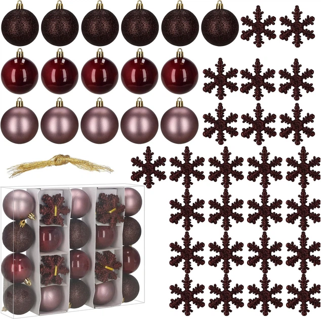 Набір ялинкових кульок Springos CA1522 6/7 см 40 шт (5908455303132) - зображення 2