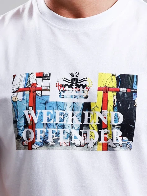 Футболка Weekend Offender Bissel Белая — размер XL - изображение 2
