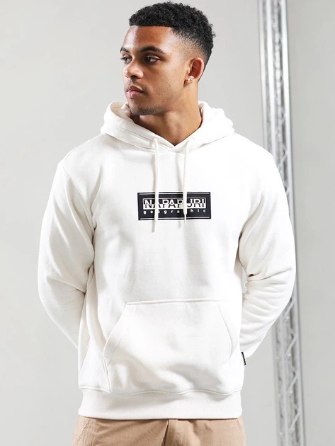 Худі Napapijri B-Box Logo Білий — розмір S - Фото 1 Худі Napapijri B-Box Logo Білий — розмір S - зображення 1