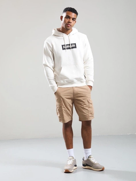 Худі Napapijri B-Box Logo Білий — розмір S - Фото 4 Худі Napapijri B-Box Logo Білий — розмір S - зображення 4