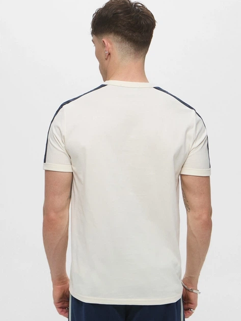 Футболка Fred Perry Taped Ringer Бежевий — розмір S - зображення 4