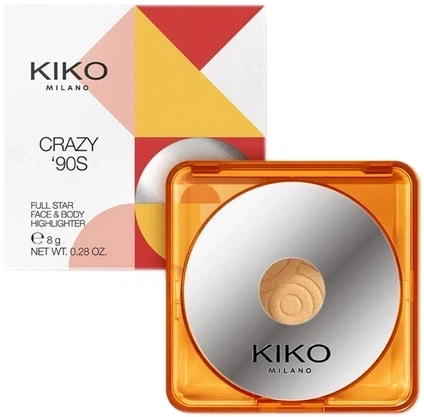Хайлайтер для лица и тела Kiko Milano Crazy '90s Full Star Face&Body Highlighter Beige 8 г (8059385015415) - изображение 3