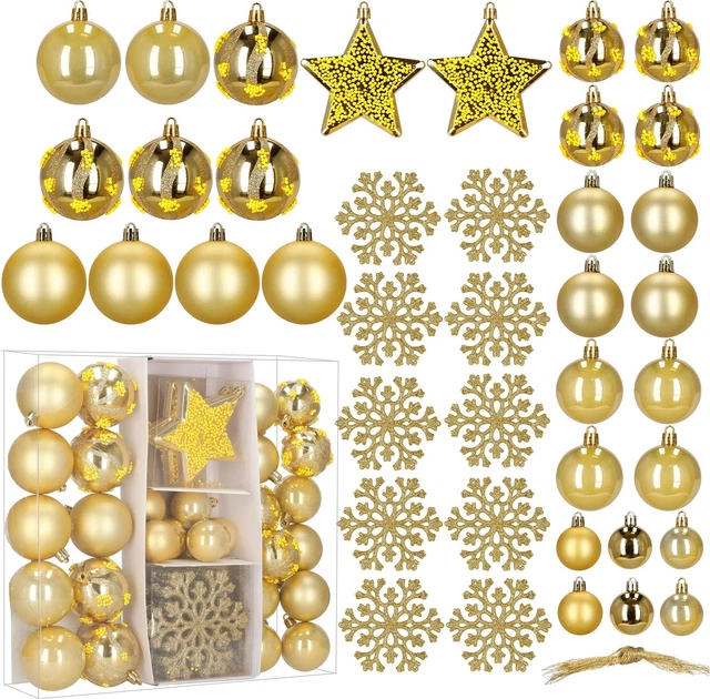 Набір ялинкових кульок Springos CA1524 3.5-10 см 40 шт (5908455303156) - зображення 2