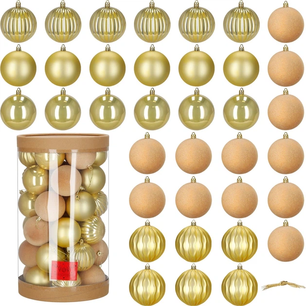 Набір ялинкових кульок Springos CA0971 6.5 см 36 шт (5908455301374) - зображення 2