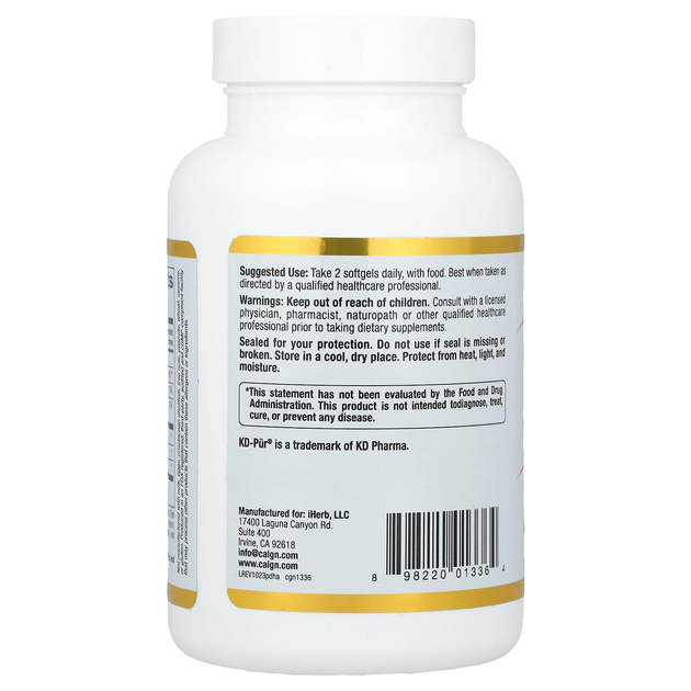 Рыбий жир для беременных и кормящих California GOLD Nutrition "Prenatal DHA" пренатальная ДГК, жирные кислоты, 450 мг (60 гелевых капсул) - Фото 3 Рыбий жир для беременных и кормящих California GOLD Nutrition "Prenatal DHA" пренатальная ДГК, жирные кислоты, 450 мг (60 гелевых капсул) - изображение 3