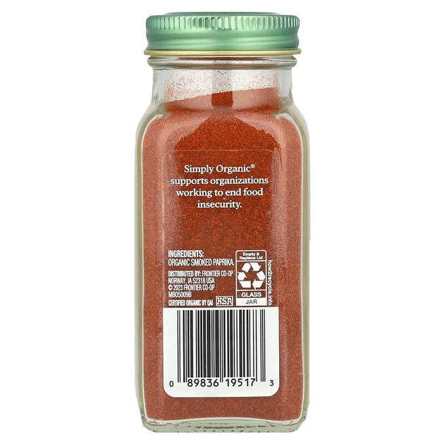 Копченая паприка Simply Organic "Smoked Paprika" органическая (77 г) - изображение 2