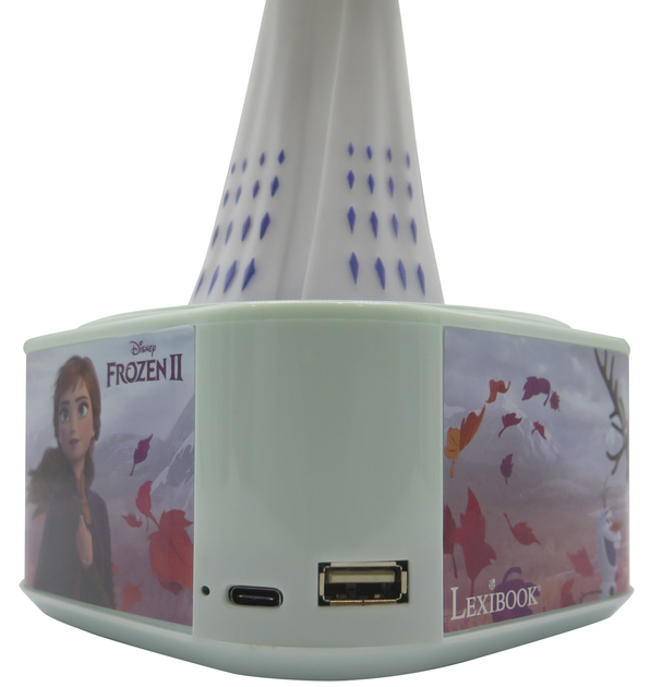 Портативна колонка Lexibook BTD80FZ Disney Frozen II з фігуркою Ельзи що світиться (3380743096452) - зображення 3