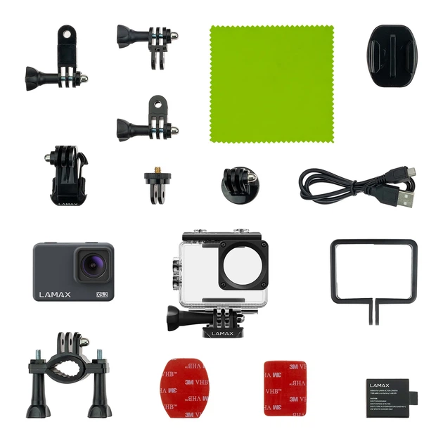 Kamera wideo Lamax X5.2 4K 2” Wi-Fi 12MPx Czarna (LXCAMX52NNNGA) - obraz 9