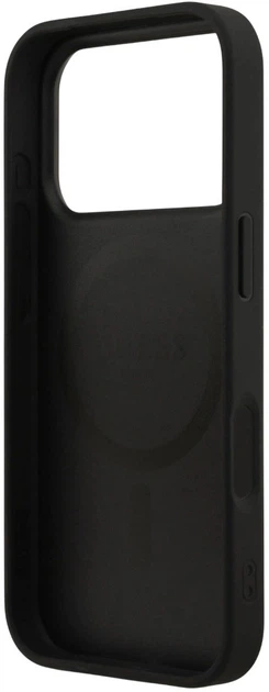 Etui plecki Guess 4G Printed Stripes MagSafe do Apple iPhone 17 Pro Max Black (3666339491390) - obraz 6
