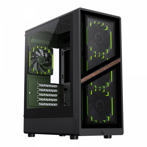 GAMEMAX Корпус комп'ютерний Mini Tower без блока живлення m-atx,itx, Tempered Glass,Mesh,USB2.0*1,USB3.0*1, aeris 330 gb - изображение 7