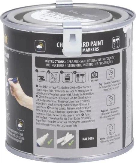 Фарба крейдова Securit акрилова на водній основі Чорна 250 мл (8719075281062) - зображення 3