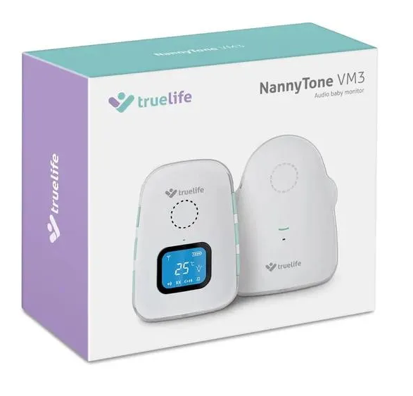 Електронна радіоняня TrueLife TLNTVM3 NannyTone VM3 аудіо (8594175358629) - зображення 3